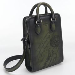 ほぼ未使用 ベルルッティ プルミエジュールガリバー メッセンジャー 