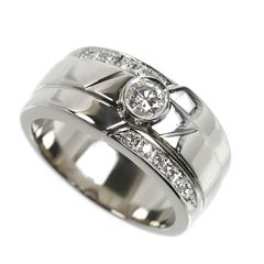 Pt900プラチナ ハーフエタニティ リング・指輪 ダイヤモンド1.002ct 14