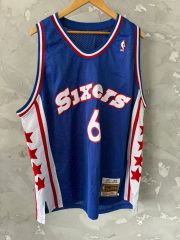 M&N】NBA 76ers ジュリアス・アービング ユニフォーム #6 - メルカリ