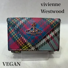 ヴィヴィアンウエストウッド vegan wallet エンベロープウォレット envelope コンパクト チェック柄 オーブロゴ レディース - ISItems【USED】【古着】【中古】50162393のサムネイル