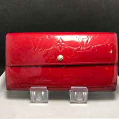LOUIS VUITTON】モノグラム ヴェルニ ポルトフォイユ サラ レッド