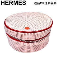 美品 エルメス トワルH エヴァジオン ポーチ 小物入れ 赤 レッド 