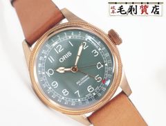 오리스 ORIS 빅 크라운 브론즈 포인터 데이트 80주년 기념 모델 01 754 7741 3167 자동권 미사용 시계