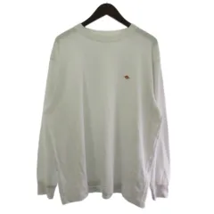 ダントン DANTON Tシャツ カットソー 長袖 ロンT ワンポイント 白 ホワイト Mのサムネイル
