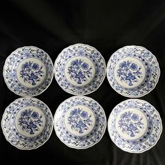 ブルー伊万里 blue imari 皿 プレート 大小6枚セット 古道具 古雑貨