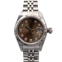 ROLEX ロレックス デイトジャスト 10P ダイヤモンド 26mm 腕時計 69174G レディース ステンレス K18ホワイトゴールド ピンク 中古のサムネイル