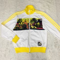 adidas アディダス コーティングジャージ 紺×銀 DIR EN GREY - メルカリ