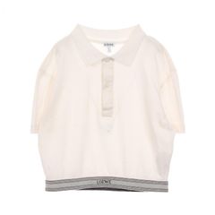 人気モデル】 ロエベ クロップド ポロシャツ ベージュ サイズ XS
