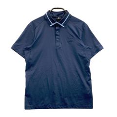 HERG1 エルグワン 半袖ポロシャツ XL ネイビー 日本製 吸水速乾 現行