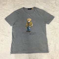 ポロスポーツラルフローレン Tシャツ ポロベア 霜降りグレー L-XL