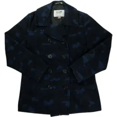 Size【XL】 A BATHING APE ア ベイシング エイプ ×Schott 740N P COAT Pコート 紺 【中古品-良い】 30011701のサムネイル