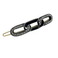 acca(アッカ) アクセサリー美品  - 黒×ゴールド×クリア ヘアピンのサムネイル