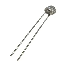 acca(アッカ) アクセサリー美品  - シルバー×クリア かんざしのサムネイル