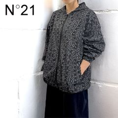 N°21 ヌメロヴェントゥーノ フラワー刺繍 ボンバージャケット ブルゾン 36 N°21 ヌメロヴェントゥーノ フラワー刺繍 ボンバージャケット ブルゾン