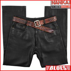 NANKAI 南海部品 ナンカイ レザーパンツ L 黒 ブラック ライダース