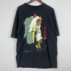[중고품] HIPTRACK 힙 트럭 PRINCESS MONONOKE TEE 모노노케 공주 T 셔츠 반소매 탑스 지브리 [145-260630-sa-06-tei]