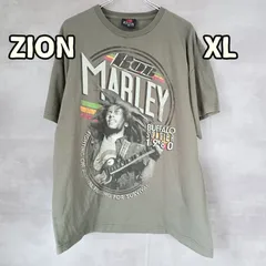 ボブマーリー BUFFALO SOLDIER 1980 半袖 Tシャツ カーキ 1X バンドT レゲエ ストリート ビッグサイズ【オ364】のサムネイル