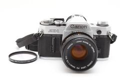 実用品 Canon キャノン AE-1 シルバー / FD 50mm 1.8 S.C. レンズ
