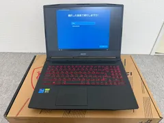 【美品/爆速】MSI Katana GF66 11UG-029JP ゲーミングノートPCのサムネイル