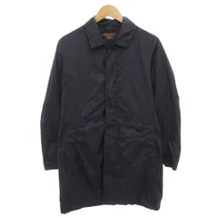ユナイテッドアローズ UNITED ARROWS ステンカラーコート ナイロン ひざ丈 S 紺 ネイビー /FFのサムネイル