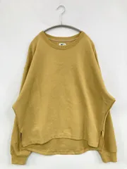 CAMP7 キャンプセブン スウェット M イエロー バックプリント ワンポイント ブランドロゴ 長袖 メンズ レディースのサムネイル