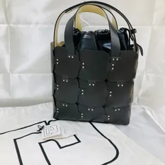 A【保存袋•タグあり】Paco Rabanne パコ・ラバンヌ スクエアパネル トートバッグ ショルダーバッグ レザー ハンドバッグのサムネイル