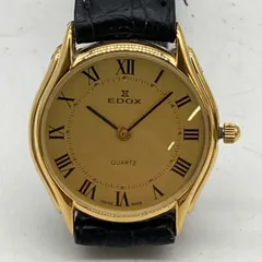 UA894【お買い得】EDOX 腕時計 ゴールド アンティークのサムネイル