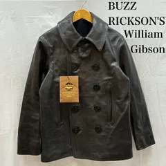 バズリクソンズ WILLIAM GIBSON ウィリアムギブソン Type BLACK LEATHER PEA COAT ホースハイド レザー ピーコート BR80620 メンズ 38 ISItems【USED】【古着】【中古】50160589のサムネイル
