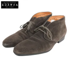 SANTONI　サントーニ　17347 スエード チャッカブーツ シューズ メンズ ブラウン 8　8のサムネイル