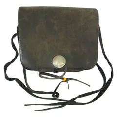 goro's ゴローズ SADDLE LEATHER コンチョ付き レザー メディスン バッグ ブラウン系【中古】のサムネイル