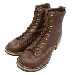 WESCO 웨스코 BRCXL108705 Custom Jobmaster BRCXL CHROMEXCEL 커스텀 잡 마스터 호윈 사제 브라운 크롬 엑셀 레이스 업 워크 부츠 브라운계 US9D[중고]