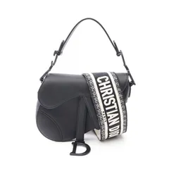 ディオール Dior ハンドバッグ サドルバッグ ミニ 2WAY ブラック レザー サドルバッグ レディース Used Aのサムネイル