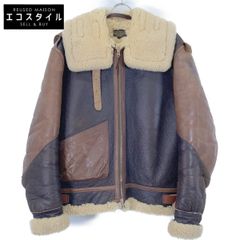 AERO LEATHER B-6 ムートン フライトジャケット 38 - メルカリ