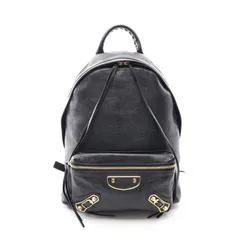 バレンシアガ BALENCIAGA リュックサック バックパック シティ ブラック レザー シティ バックパック ユニセックス Used Aのサムネイル