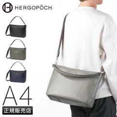 【メーカー正規品】エルゴポック ER エンボスレザー ショルダーバッグ ハンドバッグ メンズ ブランド レザー 本革 日本製 A4 2WAY HERGOPOCH ER-SLM2のサムネイル