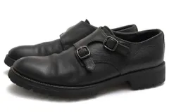 パドローネ／PADRONE シューズ ビジネスシューズ 靴 ビジネス メンズ 男性 男性用 レザー 革 本革 ブラック 黒  PU8393-2009-15C DOUBLE MONK STRAP SHOES ダブルモンクストラップシューズ Vibramソール ダのサムネイル