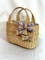 ⭐️新品・未開封⭐️ KELEN コットンボックスバッグ ライラック 新品 