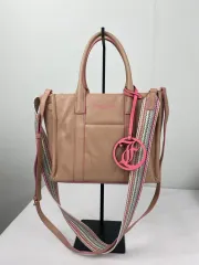JUICY COUTURE ジューシークチュール y2k ピンクベージュ トートバッグ <103>のサムネイル