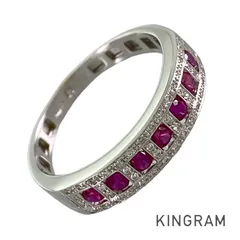 ダミアーニ Damiani ベルエポック ルビー K18WG ダイヤモンド 14.5号(54-55) リング sss【中古】のサムネイル