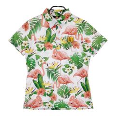 LOUDMOUTH☆新品未使用 レディース柄ポロシャツ /ピンクパニックL