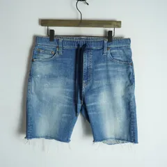 BIG JOHN ビッグジョン × SURT サート ユーズド加工 ストレッチ デニム ショート パンツ ショーツ MXSURT003 青 サイズM 4171Q★4のサムネイル