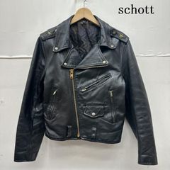 SCHOTT】ショット 680 ライダースジャケット 本革 黒 38M/L美品 - メルカリ