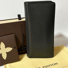 ルイヴィトン ポルトフォイユ ブラザ タイガ ブラック 長財布 二つ折り