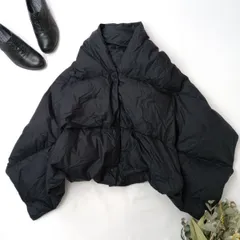 MUJI 無印良品 軽量ポケッタブル ダウンケープ マルチウェイ ブラック/26Fのサムネイル
