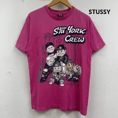 ステューシー 00s OHN POUND コラボ Stu York Crew イラスト プリント Tシャツ メンズ M ISItems【USED】【古着】【中古】50162314のサムネイル