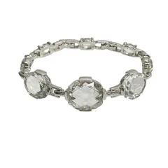 SWAROVSKI(スワロフスキー) ブレスレット美品  - シルバー×クリアのサムネイル