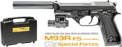 マルゼン MARUZEN  ガスガン ベレッタ M93R-FS CO2 スペシャルフォース 固定スライド ガスガン ハンドガン (4992487293050)のサムネイル