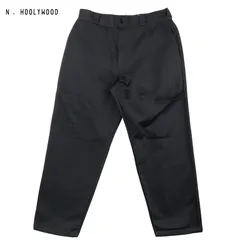 N.HOOLYWOOD ミスターハリウッド x DICKIES ディッキーズ ツイル ポケット ニーパッチ パンツ 42 ブラック  【値下げ交渉歓迎】のサムネイル