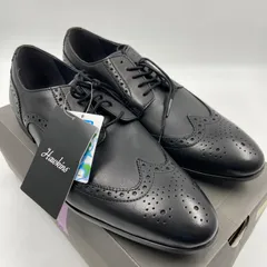 【美品】ホーキンス Hawkins ビジネスシューズ ウイングチップ HB50021 ブラック 26.5-27cm メンズ 紳士靴 通勤【MY0626】のサムネイル