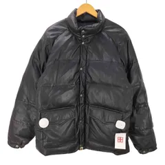 アベイシングエイプ A BATHING APE 00S COW LEATHER CLASSIC DOWN JACKET カウ レザー  クラシック ダウン ジャケット メンズ JPN：XL のサムネイル